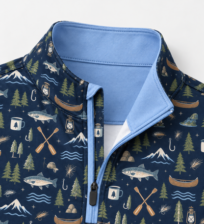 Lake & Pine Fishing Quarter-Zip Pullover