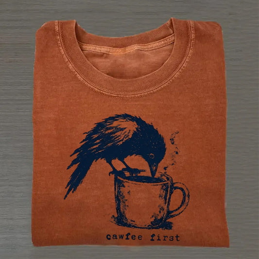 Cawfee Crow T-shirt