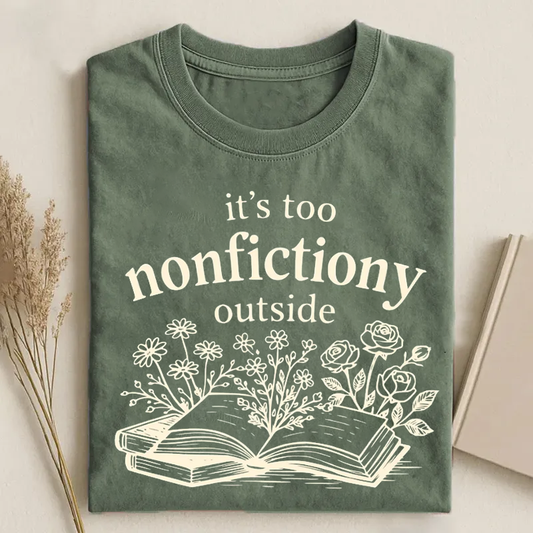 Booktrovert Floral T-shirt