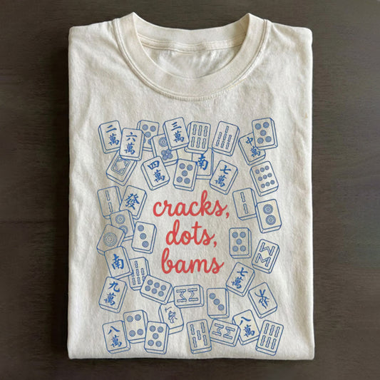 Cracks Dots Bams T-shirt