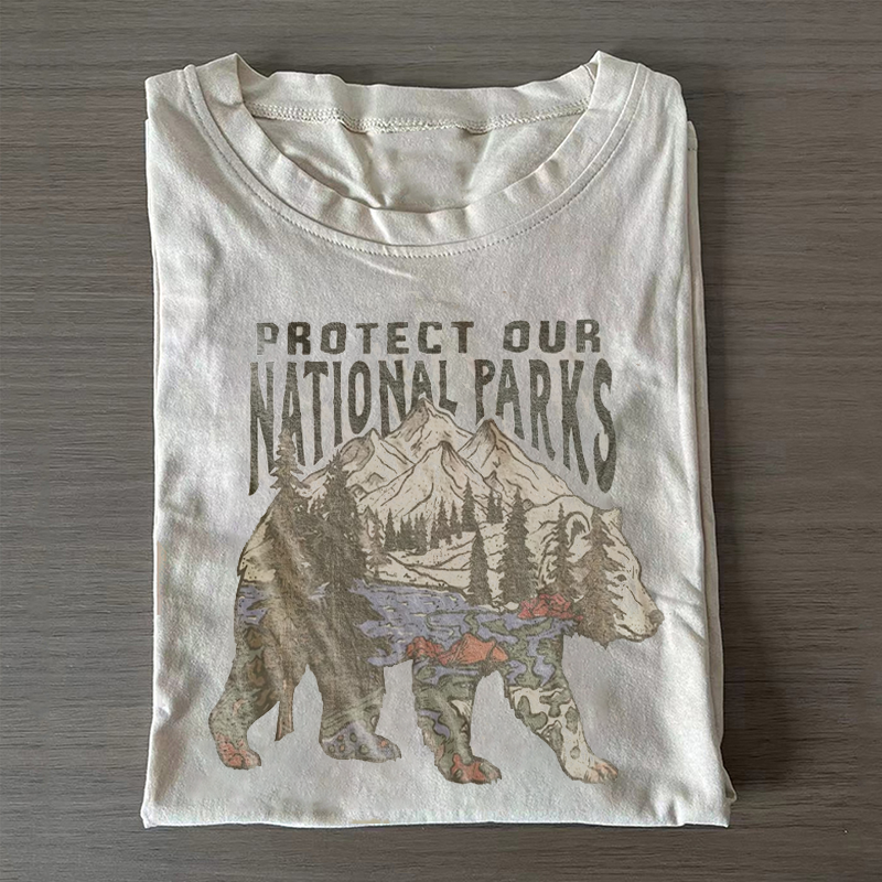 National Parks Bear Graphic T-shirt