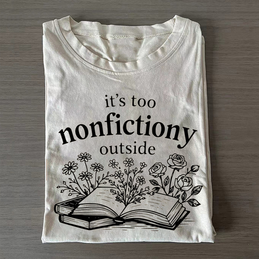 Booktrovert Floral T-shirt