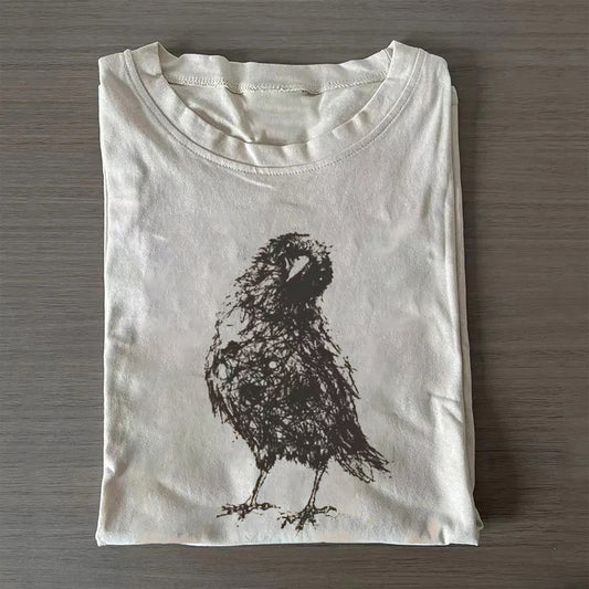 Crow Sketch T-shirt
