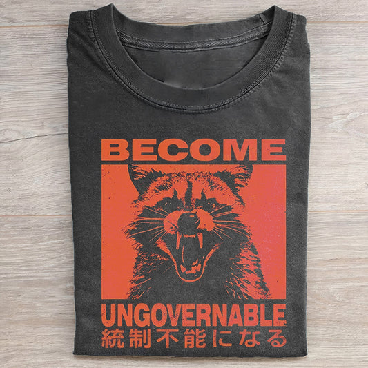 Ungovernable Raccoon T-shirt