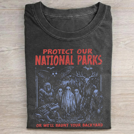 Cryptid Creatures National Parks T-Shirt