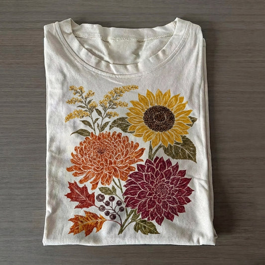 Fall Floral T-shirt