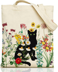 Floral Cat Tote