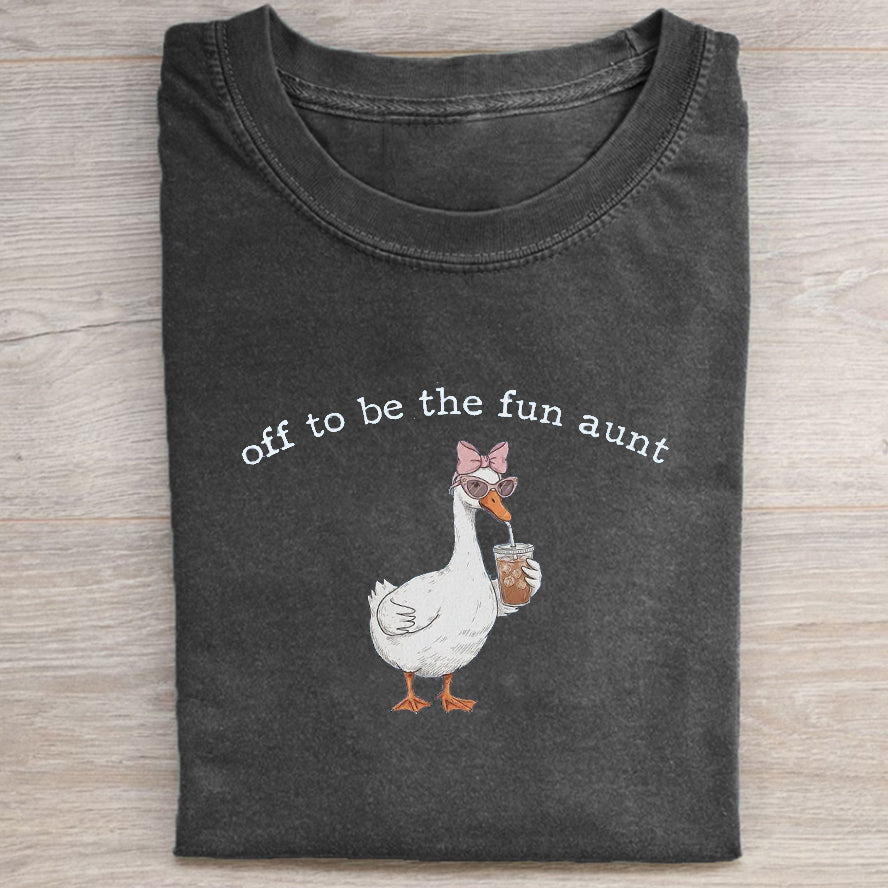 Off To Be Fun Aunt T-shirt
