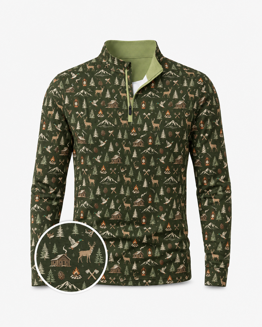 Pine Ridge Cabin Quarter-Zip Pullover