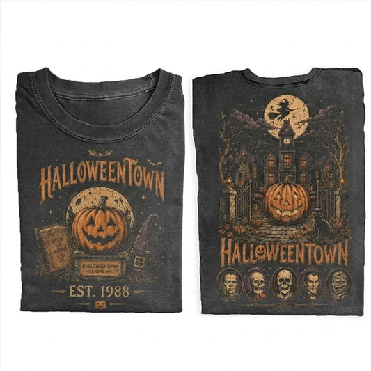 Vintage University Halloween T-shirt