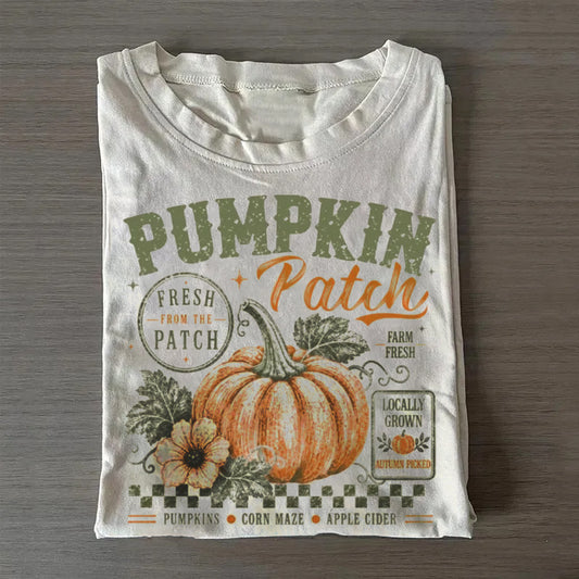 Retro Pumpkin Patch T-shirt