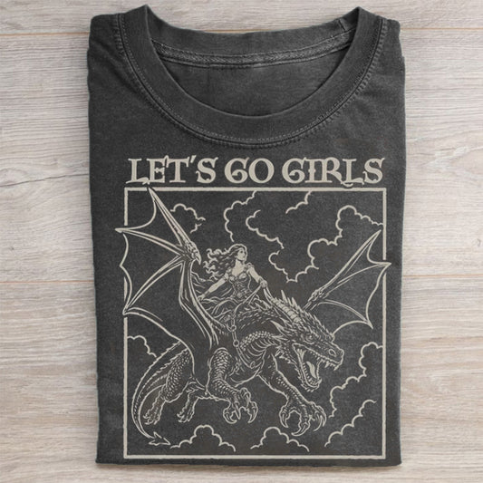 Retro Dragon Rider T-shirt