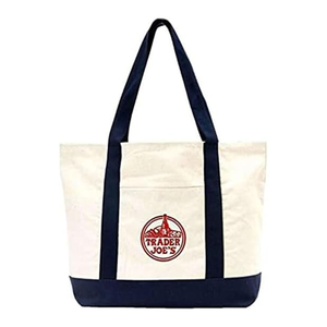Large Canvas Tote Embroidered Bag