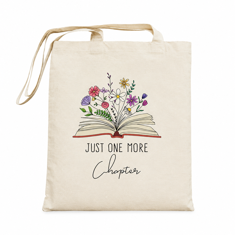 Just One More Chapter Tote Bag