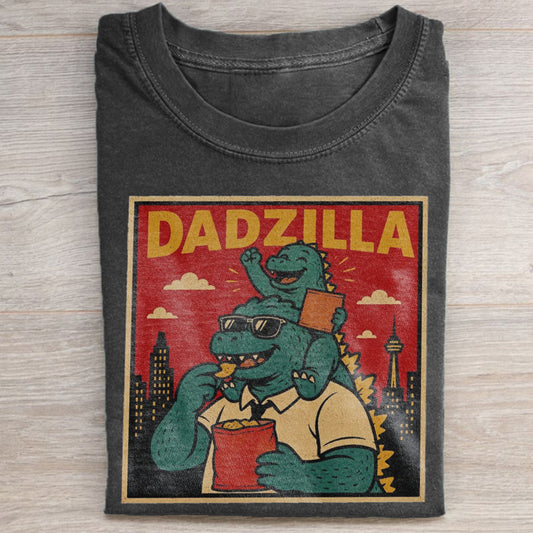 Dadzilla Fathers Day Graphic T-shirt